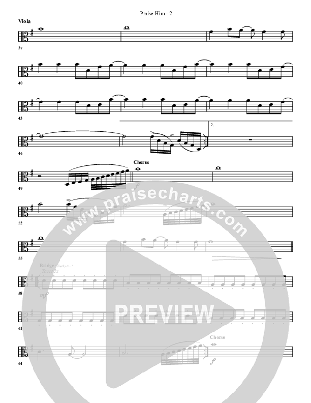 Praise Him Viola (G3 Worship)