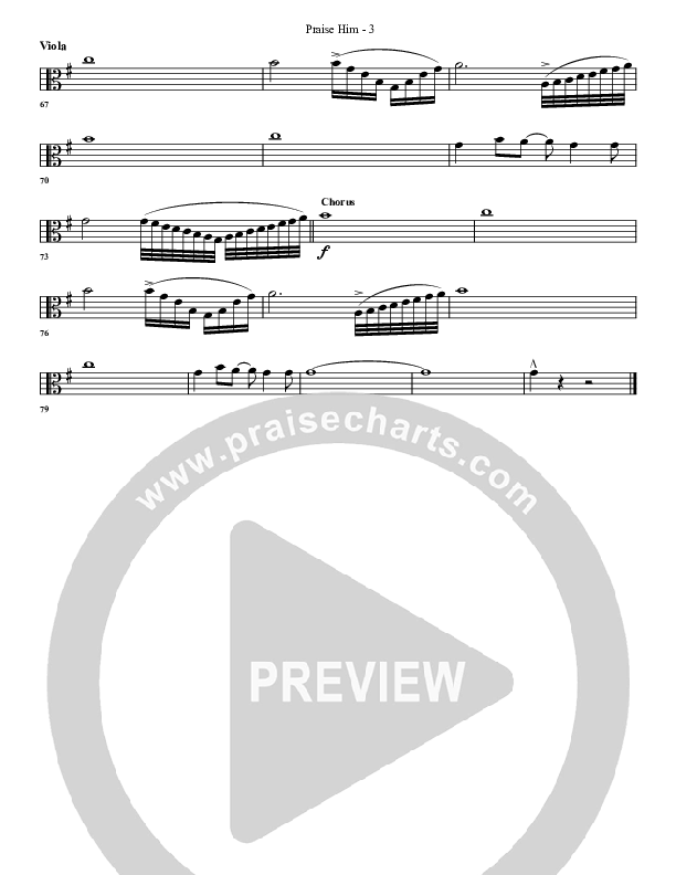 Praise Him Viola (G3 Worship)