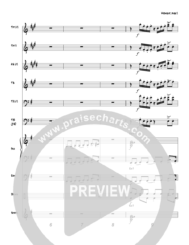 Midnight (Instrumental) Conductor's Score (Tom Payne)