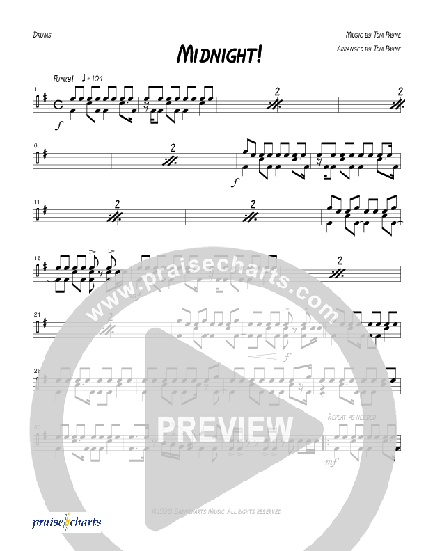 Midnight (Instrumental) Drum Set (Tom Payne)