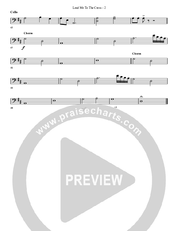 Lead Me To The Cross Cello (G3 Worship)