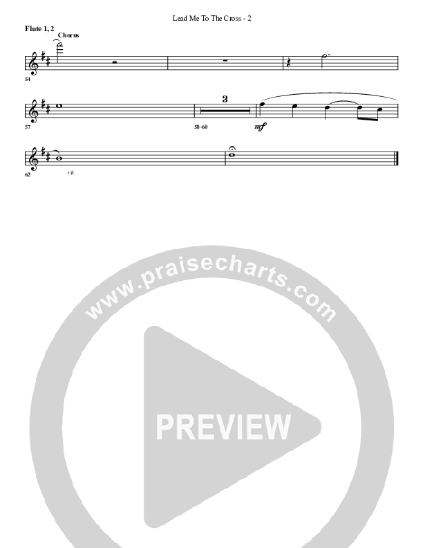Lead Me To The Cross Flute 1/2 (G3 Worship)