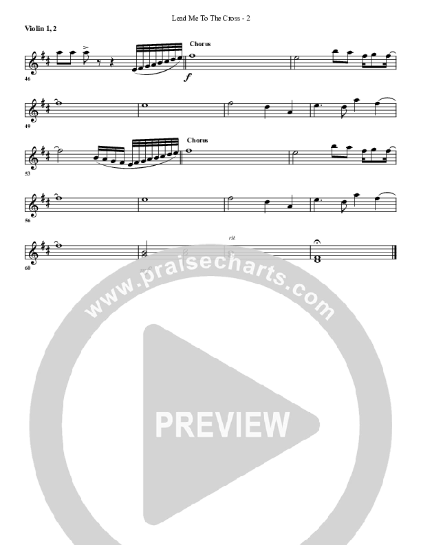 Lead Me To The Cross Violin 1/2 (G3 Worship)