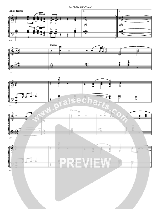 Just To Be With You Synth Brass (G3 Worship)