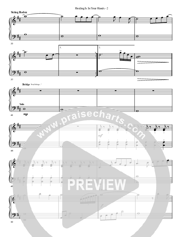 Healing Is In Your Hands Synth Strings (G3 Worship)