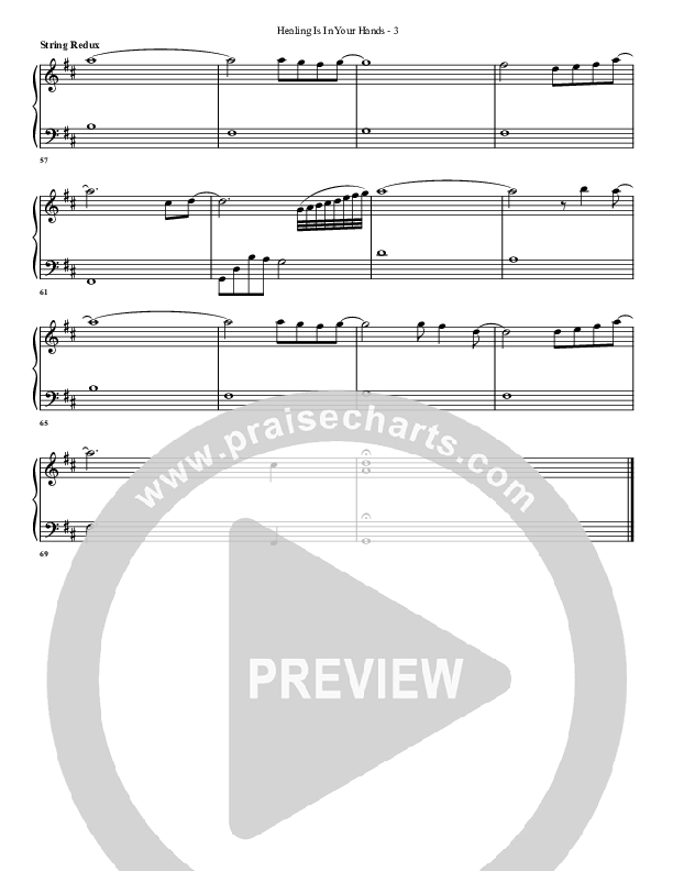 Healing Is In Your Hands Synth Strings (G3 Worship)