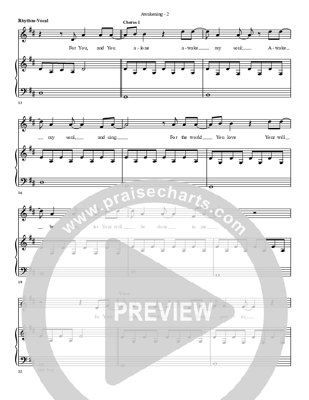 Awakening Rhythm/Vocal (G3 Worship)