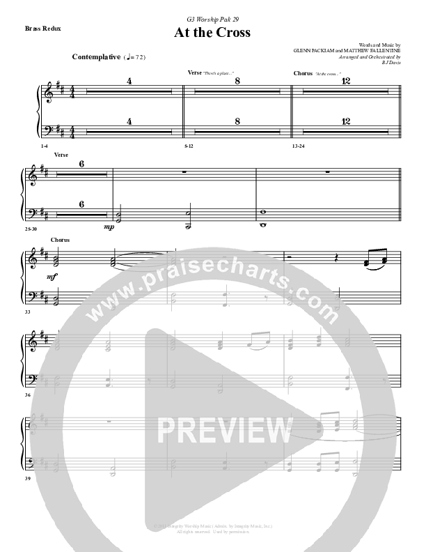 At The Cross Alto Sax (G3 Worship)