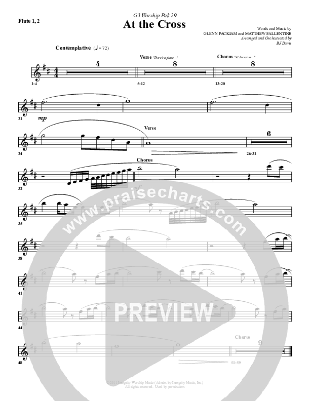 At The Cross Flute 1/2 (G3 Worship)