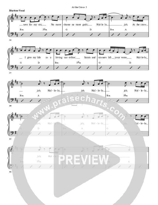 At The Cross Rhythm Chart (G3 Worship)