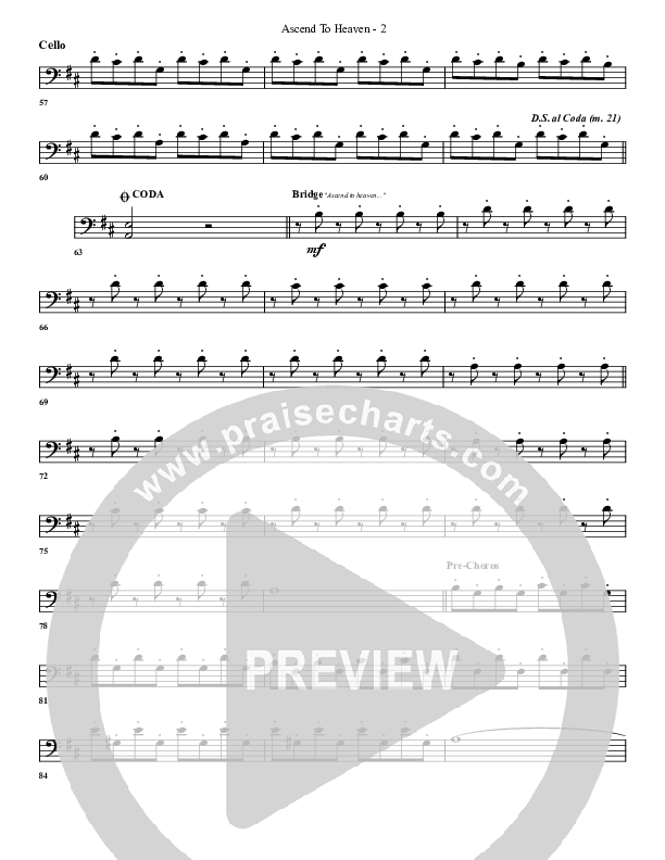 Ascend To Heaven Cello (G3 Worship)