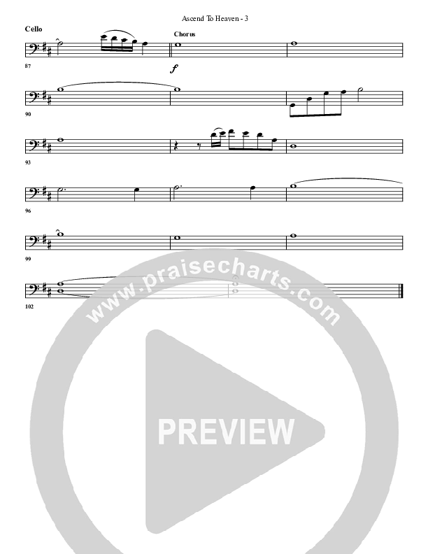 Ascend To Heaven Cello (G3 Worship)