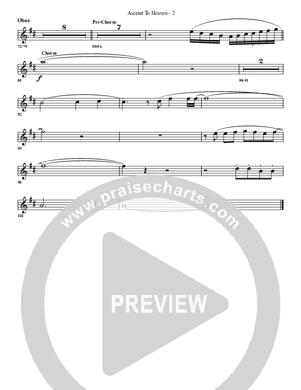 Ascend To Heaven Oboe (G3 Worship)