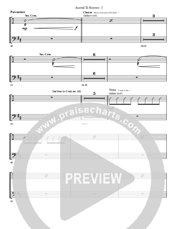 Ascend To Heaven Percussion (G3 Worship)