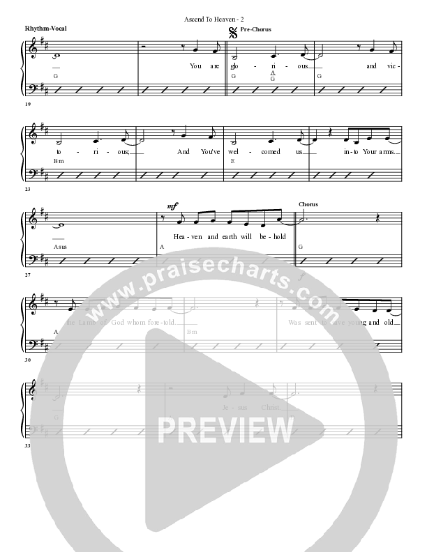 Ascend To Heaven Rhythm/Vocal (G3 Worship)