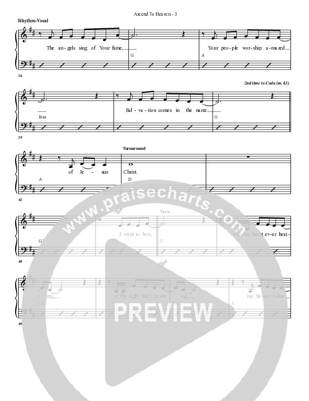 Ascend To Heaven Rhythm/Vocal (G3 Worship)