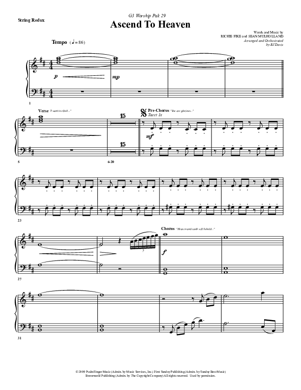 Ascend To Heaven Synth Strings (G3 Worship)