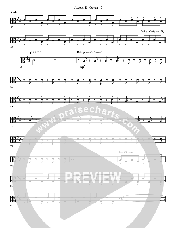 Ascend To Heaven Viola (G3 Worship)