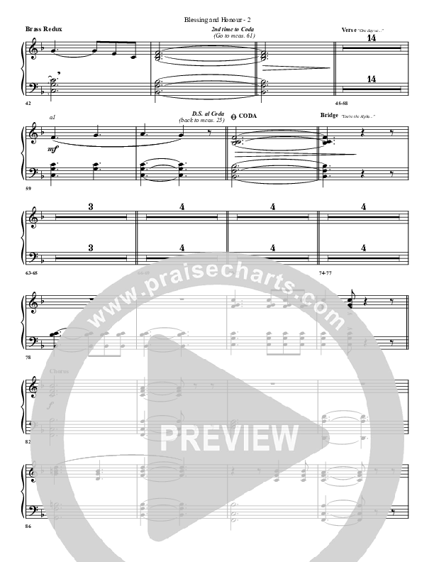 Blessing And Honour Synth Brass (G3 Worship)