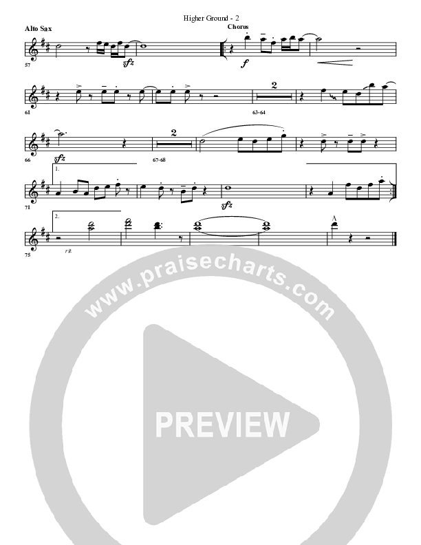 Higher Ground Alto Sax (G3 Worship)