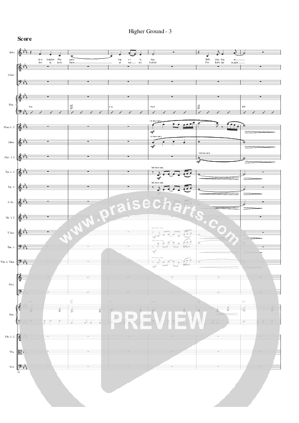 Higher Ground Conductor's Score (G3 Worship)