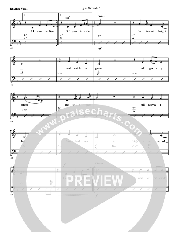 Higher Ground Rhythm/Vocal (G3 Worship)