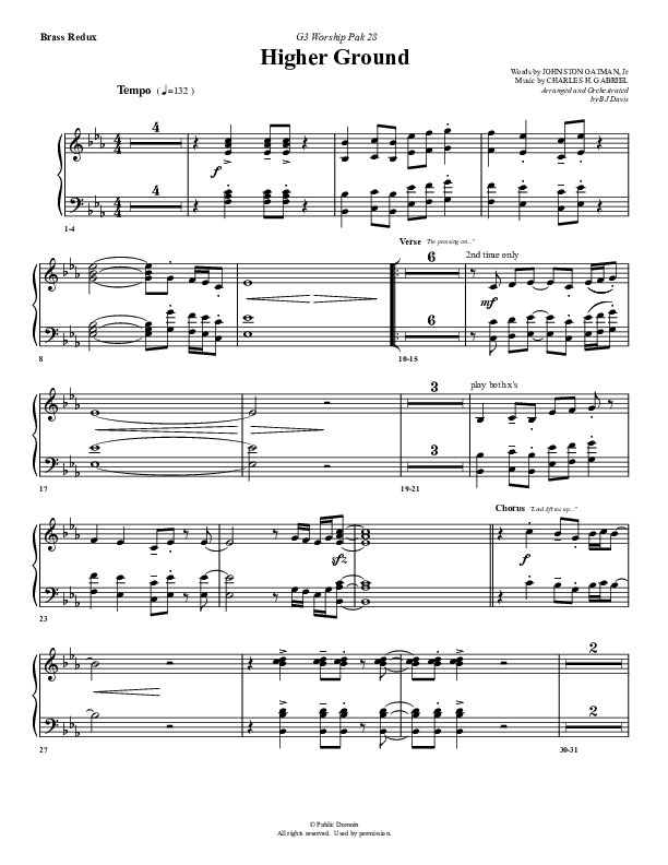 Higher Ground Synth Brass (G3 Worship)