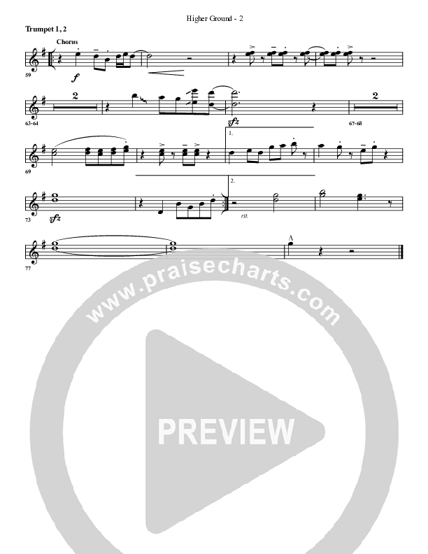 Higher Ground Trumpet 1,2 (G3 Worship)
