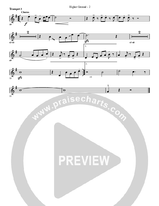 Higher Ground Trumpet 3 (G3 Worship)