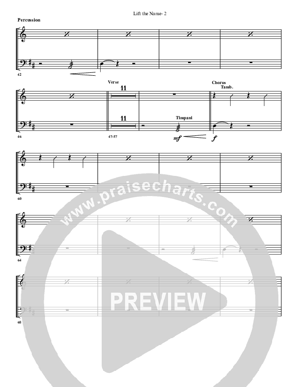 Lift The Name Percussion (G3 Worship)