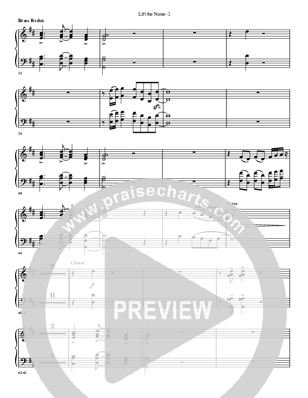 Lift The Name Synth Brass (G3 Worship)