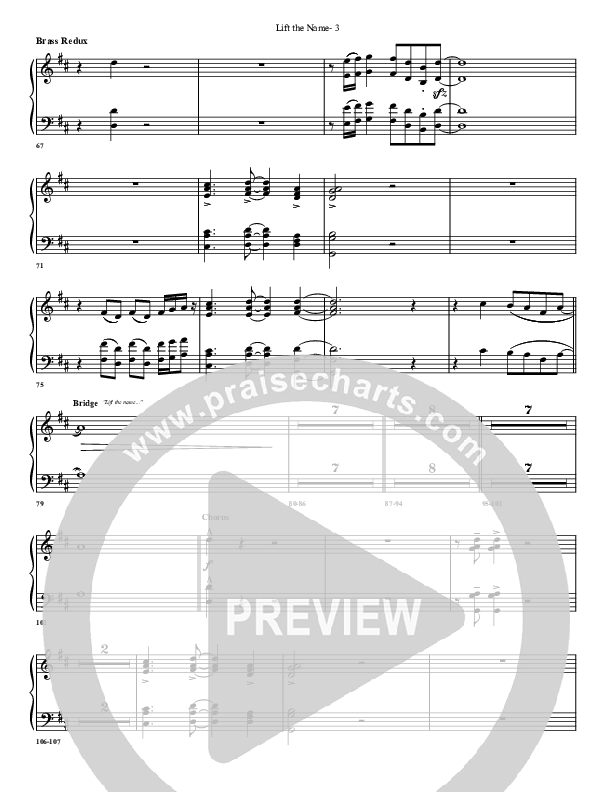 Lift The Name Synth Brass (G3 Worship)