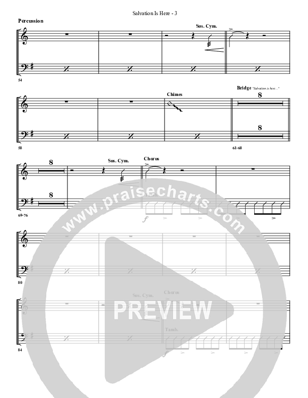 Salvation Is Here Percussion (G3 Worship)