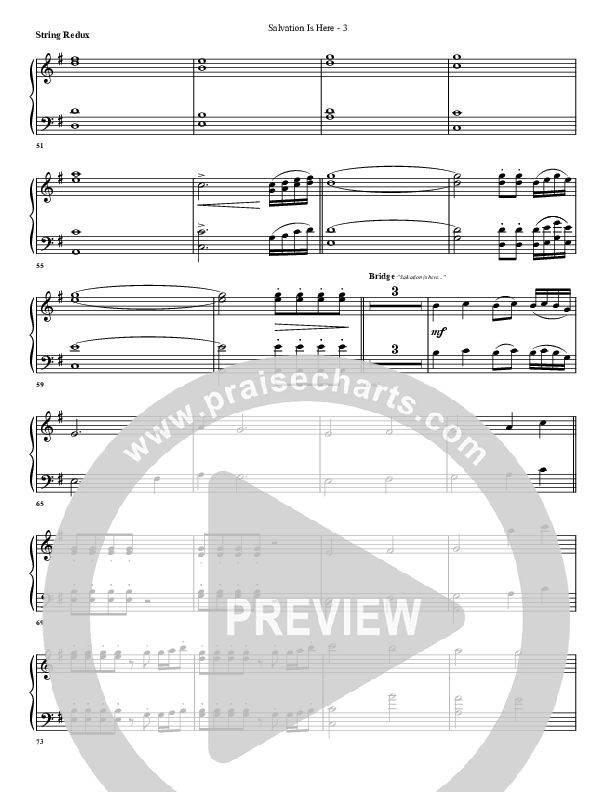 Salvation Is Here Synth Strings (G3 Worship)