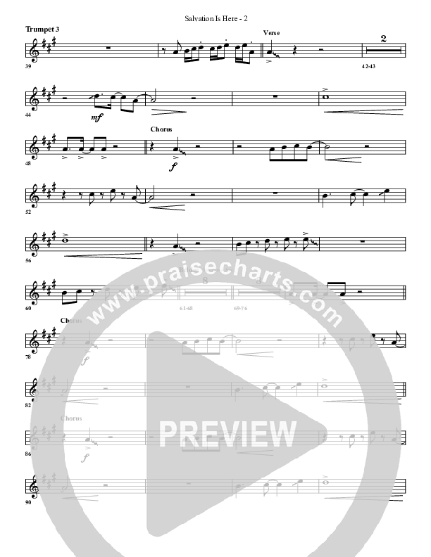 Salvation Is Here Trumpet 3 (G3 Worship)