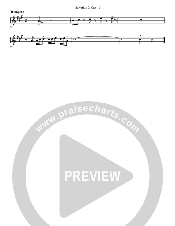 Salvation Is Here Trumpet 3 (G3 Worship)