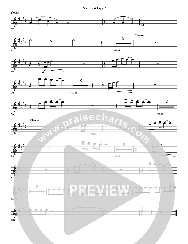 Shout For Joy Oboe (G3 Worship)