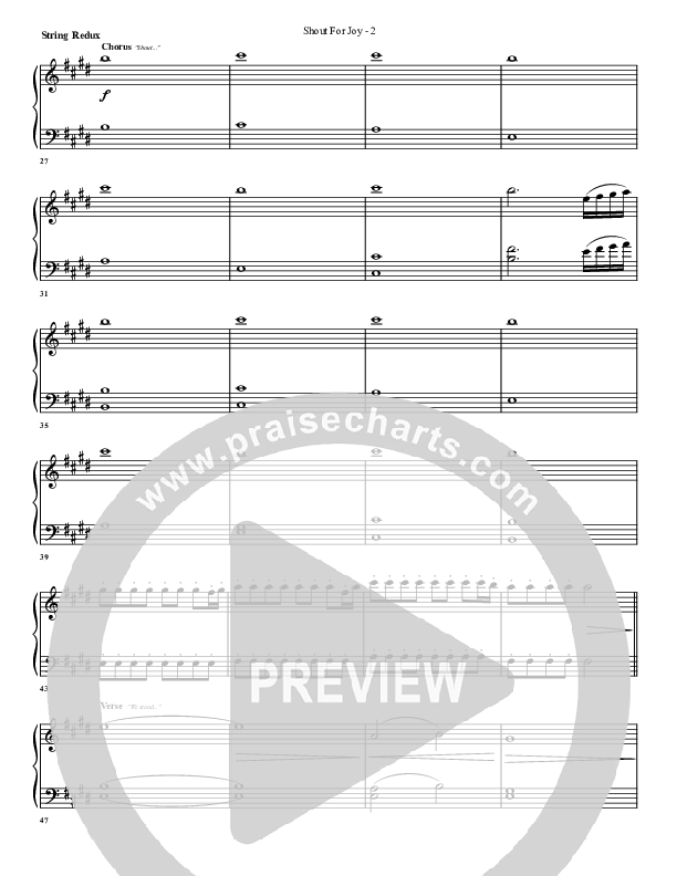 Shout For Joy Synth Strings (G3 Worship)