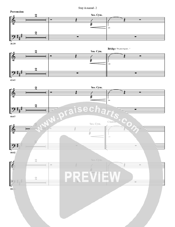 Stay Amazed Percussion (G3 Worship)