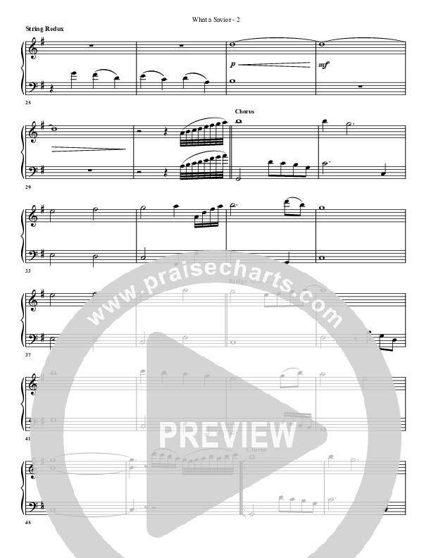 What A Savior Synth Strings (G3 Worship)