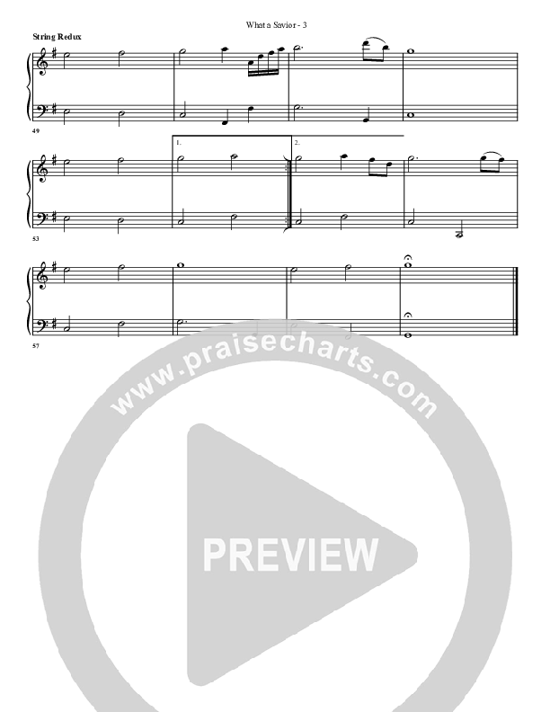 What A Savior Synth Strings (G3 Worship)