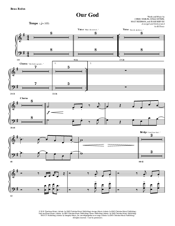 Our God Synth Brass (G3 Worship)