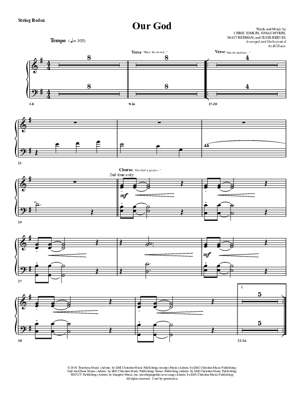 Our God Synth Strings (G3 Worship)