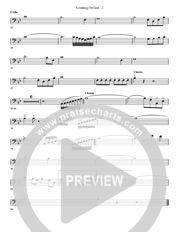 Counting on God Cello (G3 Worship)