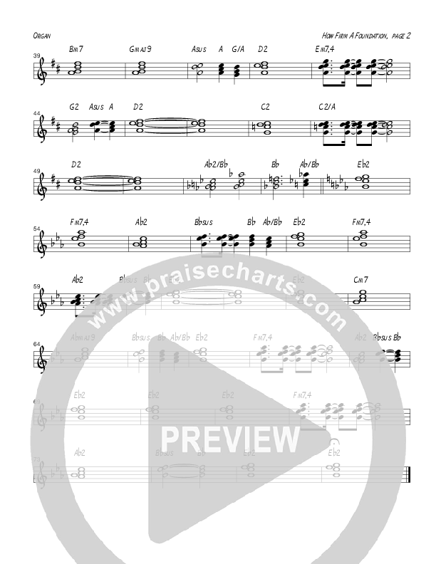 How Firm A Foundation Organ (Tom Payne)