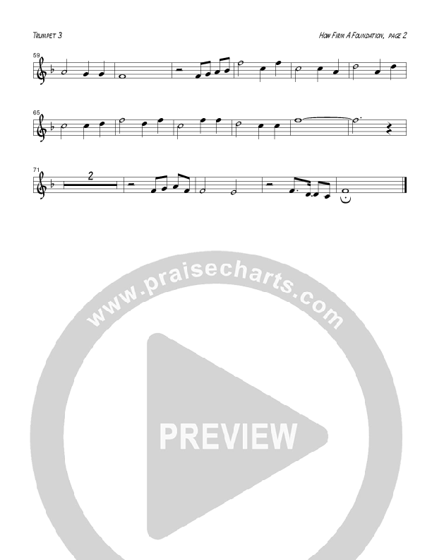 How Firm A Foundation Trumpet 3 (Tom Payne)