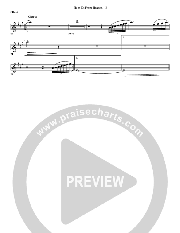 Hear Us From Heaven Oboe (G3 Worship)