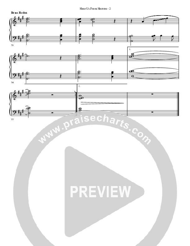 Hear Us From Heaven Synth Brass (G3 Worship)