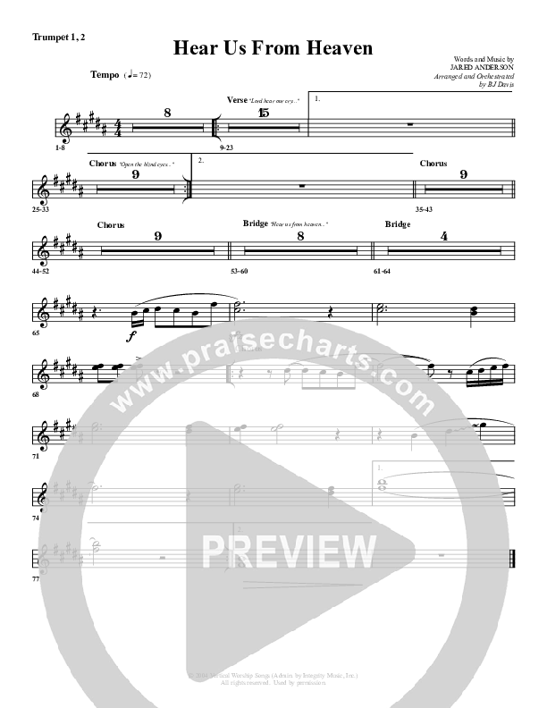 Hear Us From Heaven Trumpet 1,2 (G3 Worship)