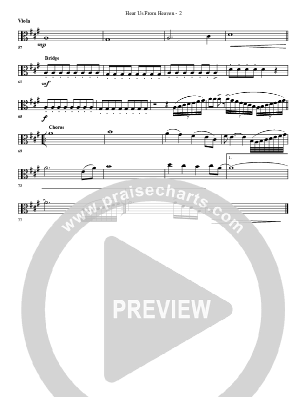 Hear Us From Heaven Viola (G3 Worship)